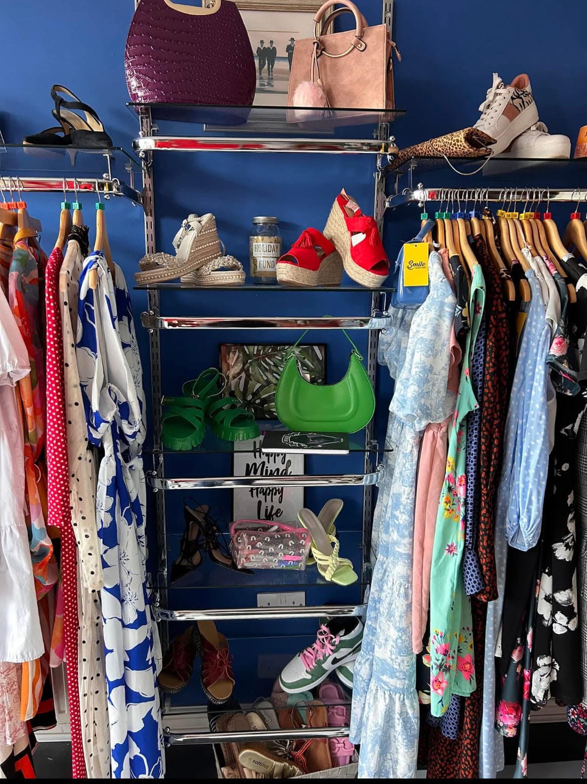Inside the SMILE charity shop in Larkhall