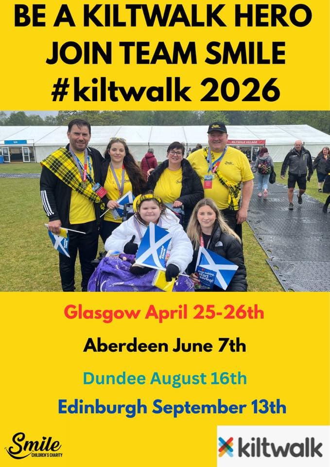 We're Taking on the Kiltwalk, Join Team SMILE!